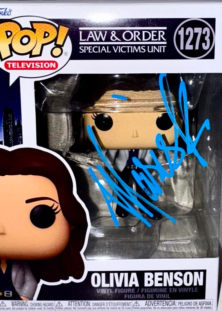Mariska Hargitay Signed Funko Pop #1273 "Olivia Benson" Law & Order - Beckett COA